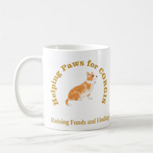 Caneca De Café Ajudando as patas a esfregar branco