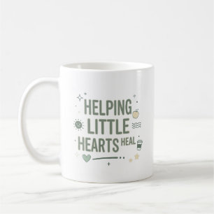 Caneca De Café Ajudando Pequenos Corações a Sarar Conselheiro Vid