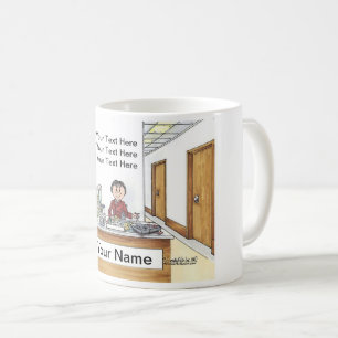 Caneca De Café Ajudante administrativo, fêmea