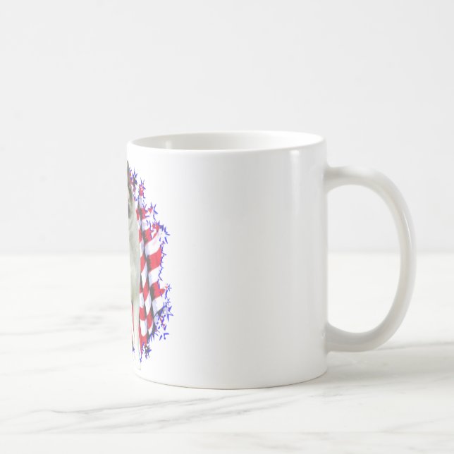 Caneca De Café Akita Patriot (Direita)