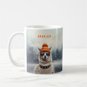 Caneca De Café AL-PACO   Alpaca Urban Skater Personalizado