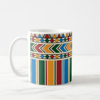 Caneca De Café Al-Qatt Al-Asiri inspirou um padrão geométrico.