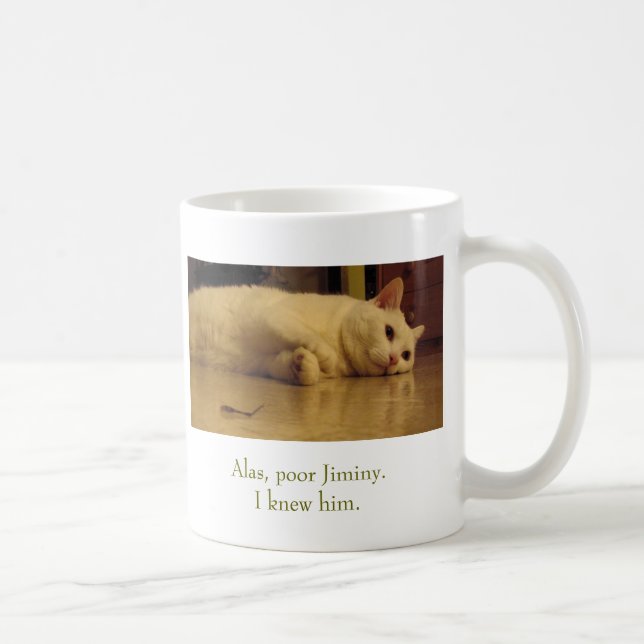 Caneca De Café Alá, Jiminy. pobre (Direita)