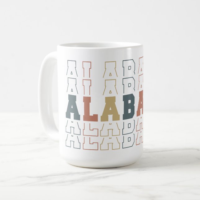 Caneca De Café Alabama (Frente Esquerda)