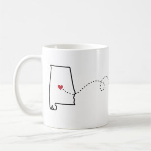 Caneca De Café Alabama à Arizona - Heart2Heart Coffee Mug