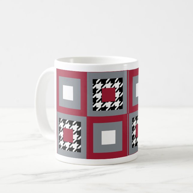Caneca De Café Alabama Houndstooth (Frente Esquerda)