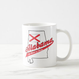 Caneca De Café Alabama - O Coração de Dixie