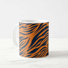 Caneca De Café Alabama Tiger Orange e Blue