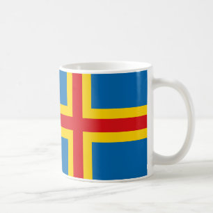 Caneca De Café Aland Islands Flag Cerâmica Mug