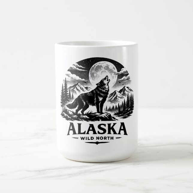 Caneca De Café Alasca Selvagem do Norte (Centro)