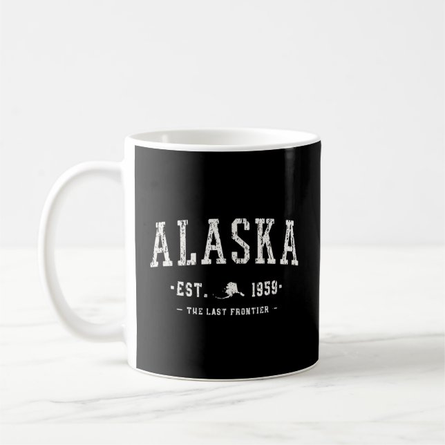 Caneca De Café Alasca, Última Fronteira do Alasca, No Leste De 19 (Esquerda)