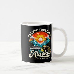 Caneca De Café Alaska Cruise 2026 Matching Family Friends Group A