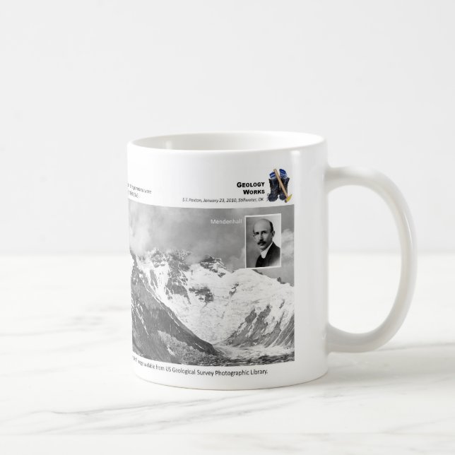 Caneca De Café Alaska eu - Pioneiros da geologia (Direita)