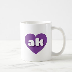 Caneca De Café Alaska Purple Heart - Mini Ama Coffee Mug