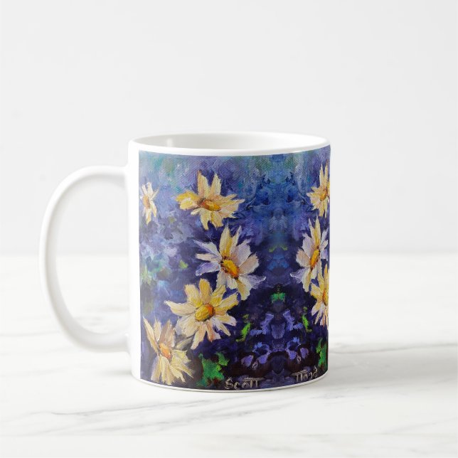 Caneca De Café Alaskan Daisies Coffee Mug (Esquerda)