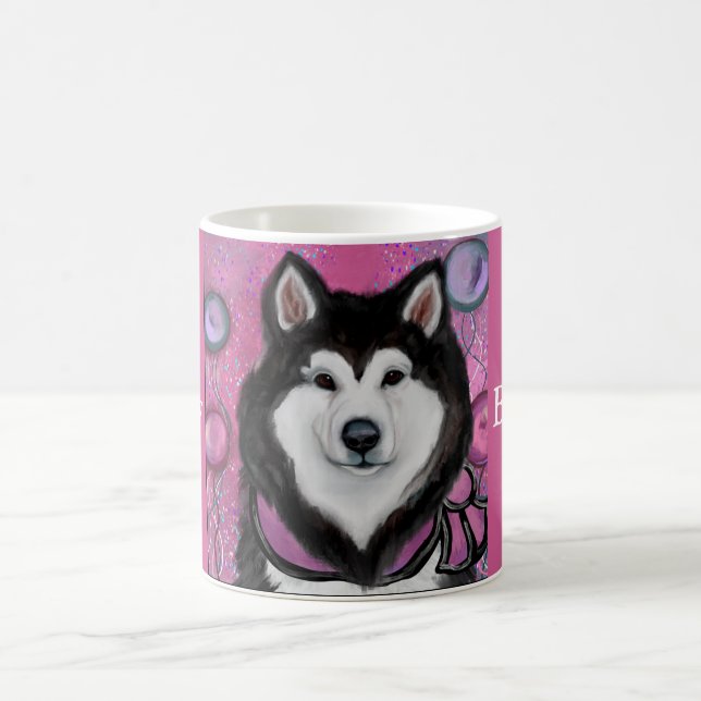 Caneca De Café Alaskan Malamute (Centro)