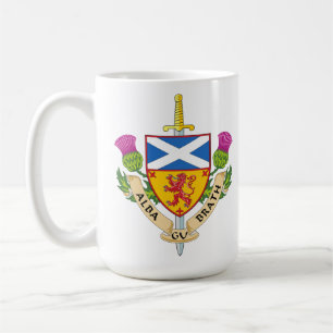 Caneca De Café Alba Gu Bràth - Crest do Patrimônio Escocês Inscri
