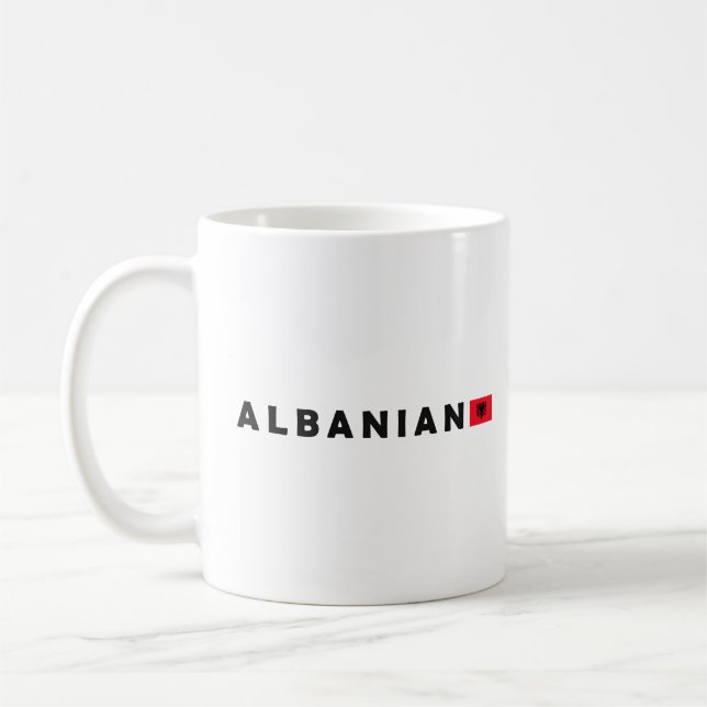 Caneca De Café Albânia, albanesa (Esquerda)