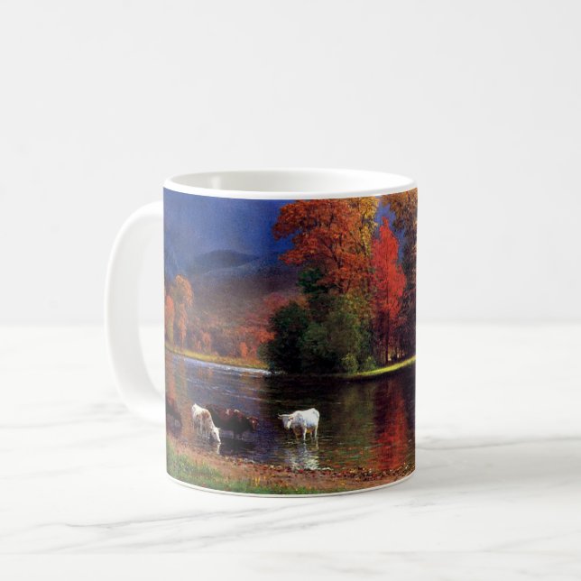 Caneca De Café Albert Bierstadt - No Saco (Frente Esquerda)