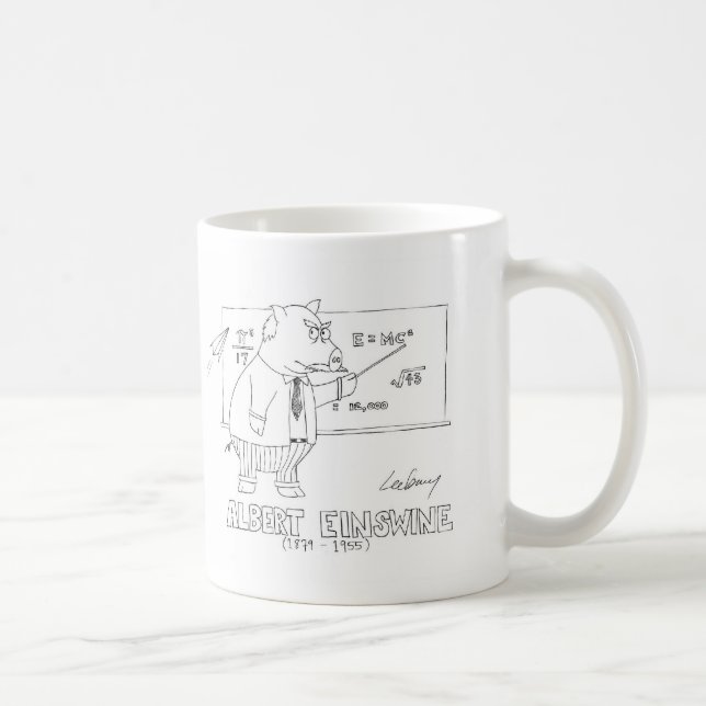 Caneca De Café Albert Einswine (Direita)