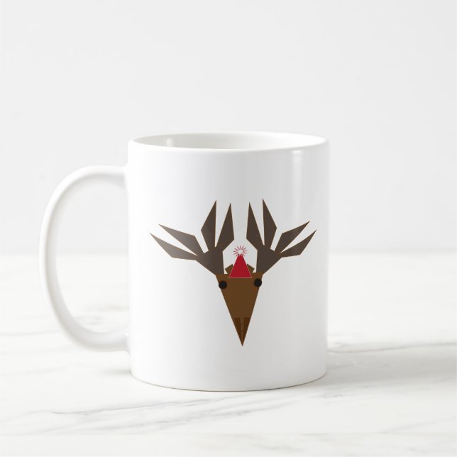 Caneca De Café alce de feriado (Esquerda)