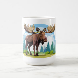 Caneca De Café alce macho