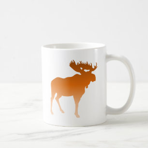 Caneca De Café Alces alaranjados