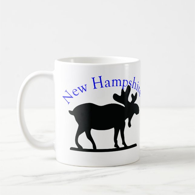 Caneca De Café Alces de New Hampshire (Esquerda)