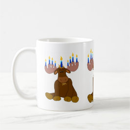 Caneca De Café Alces do chocolate com velas