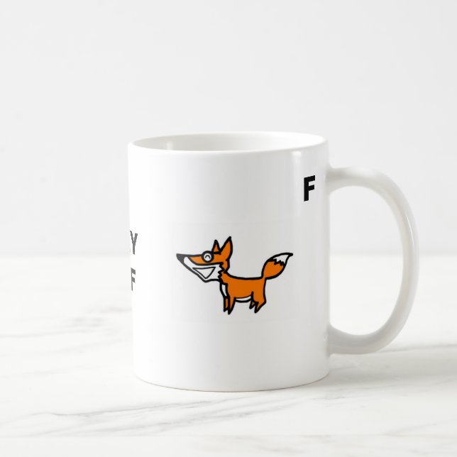 Caneca De Café Alces, Fox, SLYMF, M, F (Direita)