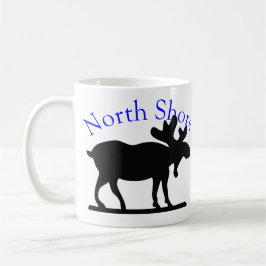 Caneca De Café Alces nortes da costa de Minnesota