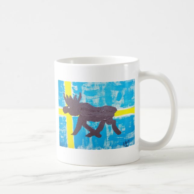 Caneca De Café Alces suecos (Direita)