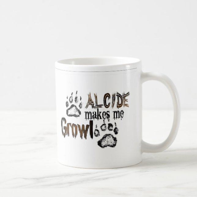 Caneca De Café Alcide faz-me rosnar (Direita)