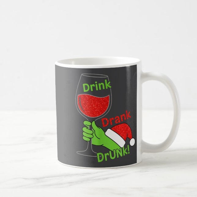 Caneca De Café Alcohol &amp; Tails Drink Drank Drunk! Funny Chris (Direita)