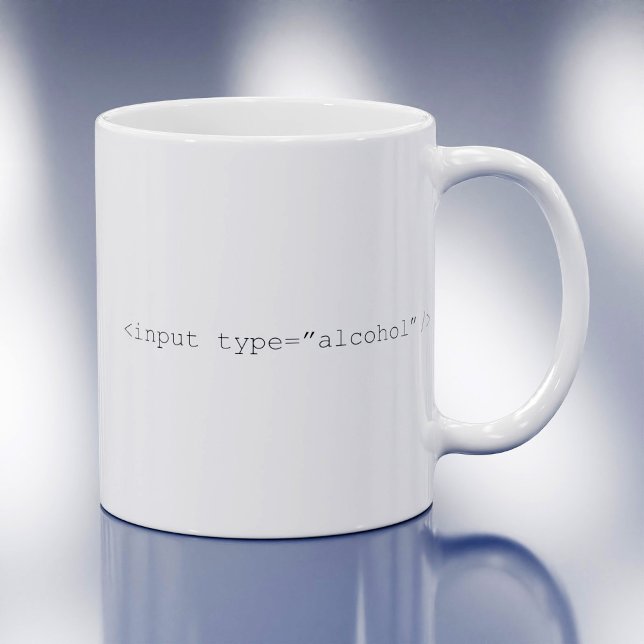 Caneca De Café Álcool de Entrada HTML (Criador carregado)