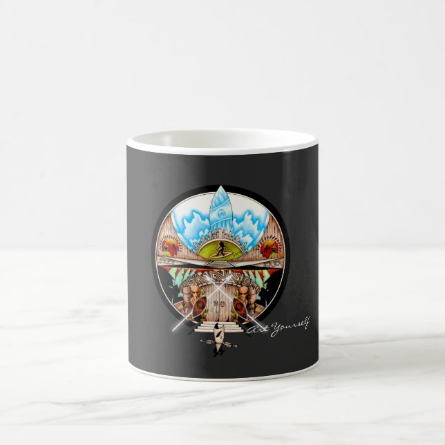 Caneca De Café Aldeia de Tiki (Centro)