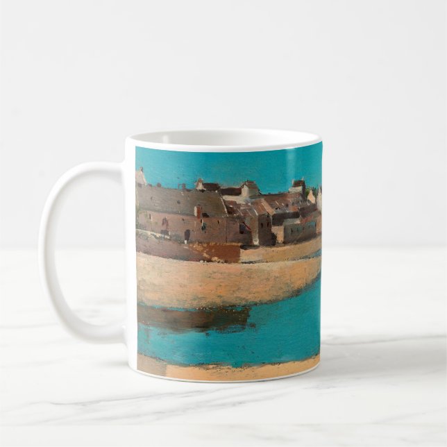 Caneca De Café Aldeia do Mar na Bretanha por Odilon Redon (Esquerda)