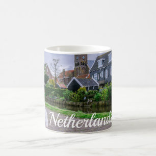 Caneca De Café Aldeia tradicional de pesca Marken nos Países Baix