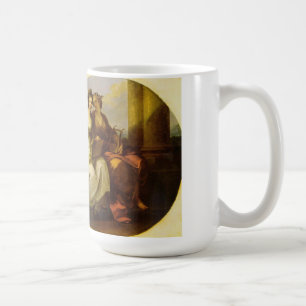 Caneca De Café Alegoria de Poesia e Música por Angelica Kauffman