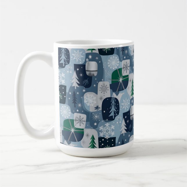Caneca De Café Alegre & Brilhante (Esquerda)