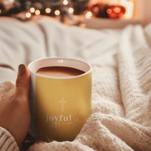 Caneca De Café Alegres Te Adoramos Hino de Natal Feriado