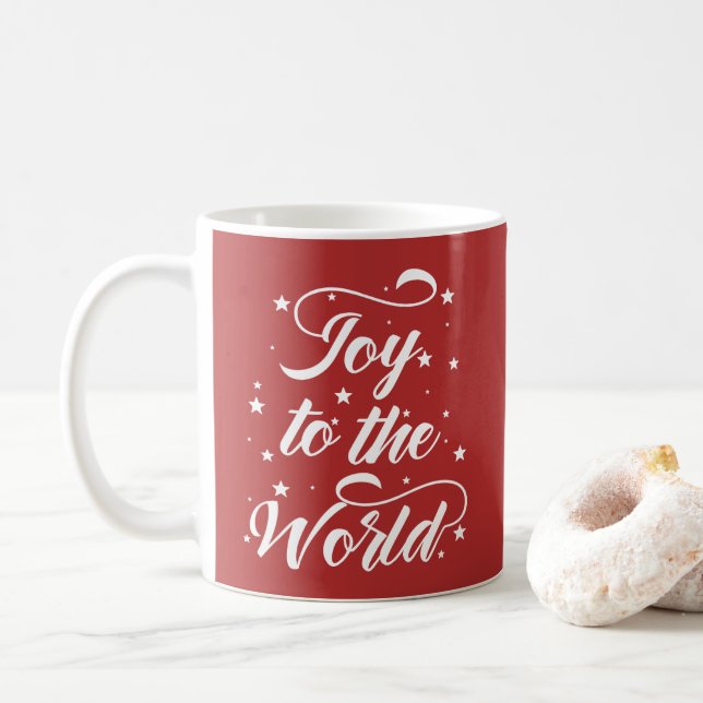 Caneca De Café alegria ao Natal do mundo (Com Donut)