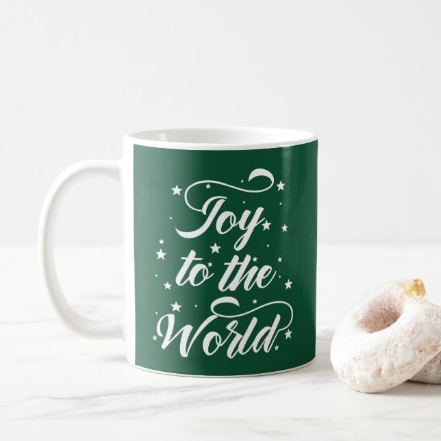 Caneca De Café alegria ao Natal do mundo (Com Donut)