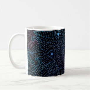 Caneca De Café Alegria Árabe: Magia Mandala Oriental