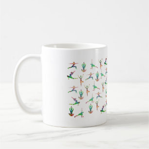Caneca De Café Alegria da ioga