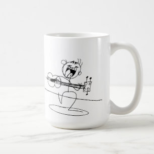 Caneca De Café Alegria da música