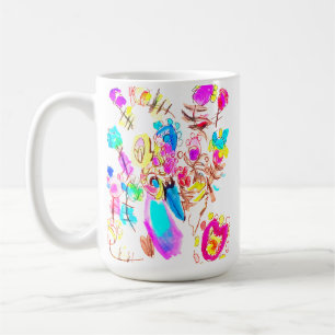 Caneca De Café Alegria de Pavão Gentil