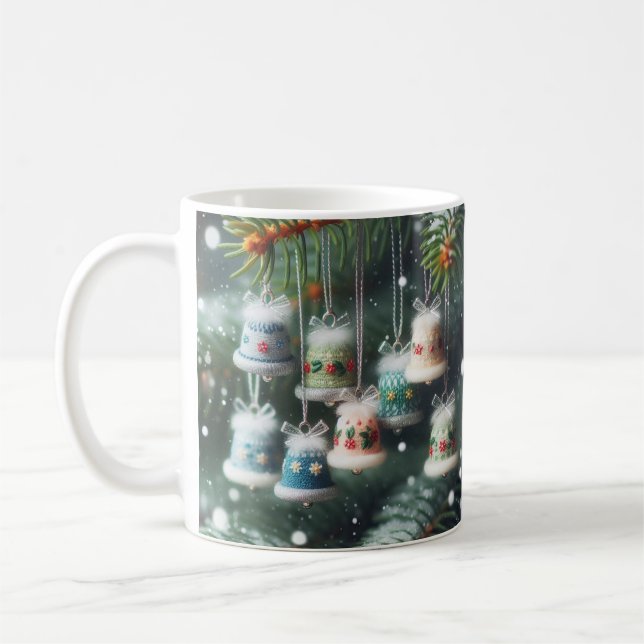 Caneca De Café Alegria festiva: Design de coca de Natal/ (Esquerda)