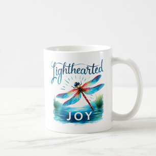 Caneca De Café Alegria Luz - Dragonista Artístico