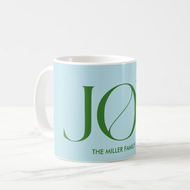 Caneca De Café Alegria | Natal (Frente Esquerda)